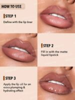 Coffret crayon à lèvres et duo de rouges à lèvres Soft 90's Glam-Moody Taupe – Image 4