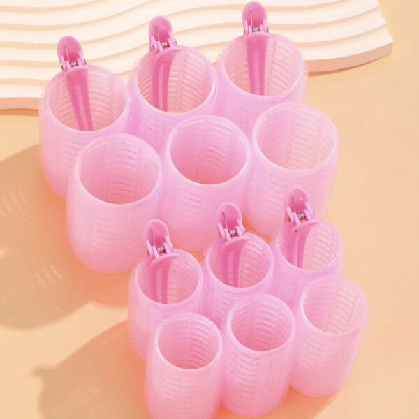 18pcs/Set Large Size Hair Rollers With Clips