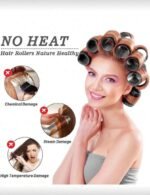 18pcs/Set Large Size Hair Rollers With Clips – Image 3