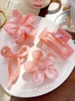 4pcs Boho Butterfly Flower Clip Set