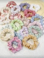 20pcs/Set Colorful Chiffon Hair Scrunchies – Image 2