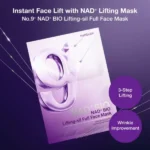Numbuzin – No.9 NAD Masque visage liftant (set complet 4 pièce )