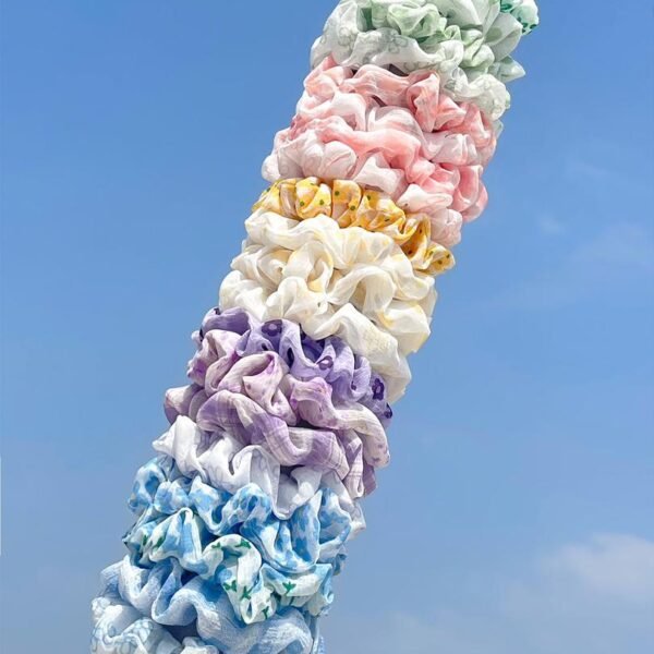 20pcs/Set Colorful Chiffon Hair Scrunchies