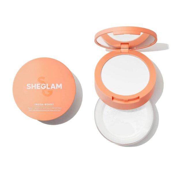 Duo de poudres fixatrices pour le visage et le dessous des yeux-Translucent