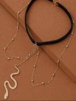Chaine de cuisse serpent doré – Image 3