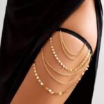 Chaine de cuisse Glamour Maillons Pastilles