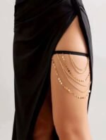 Chaine de cuisse Glamour Maillons Pastilles – Image 2
